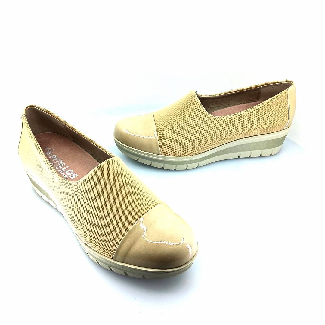 Pitillos 1723 (μπεζ) γυναικεία platform sneakers