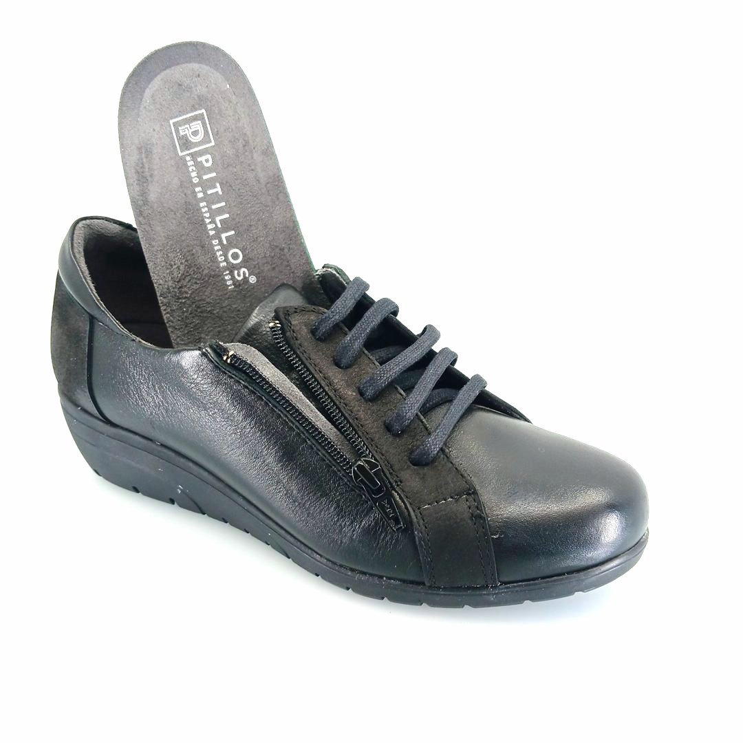 Pitillos 2992 (μαύρο δέρμα) γυναικεία sneakers