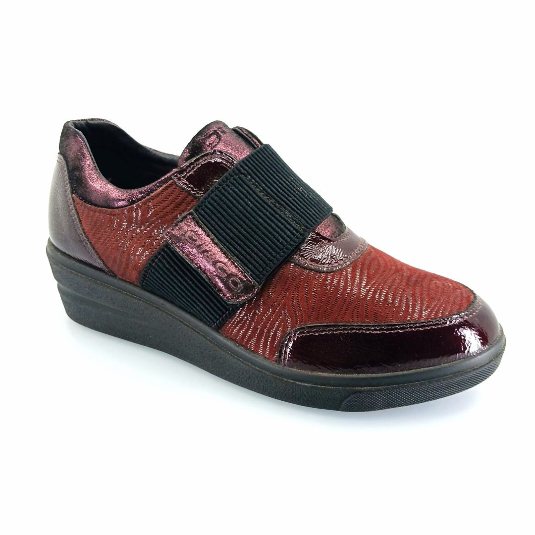 igi&co-4140122-bordo-1 igi&co 4140122 (μπορντώ) γυναικεία sneakers