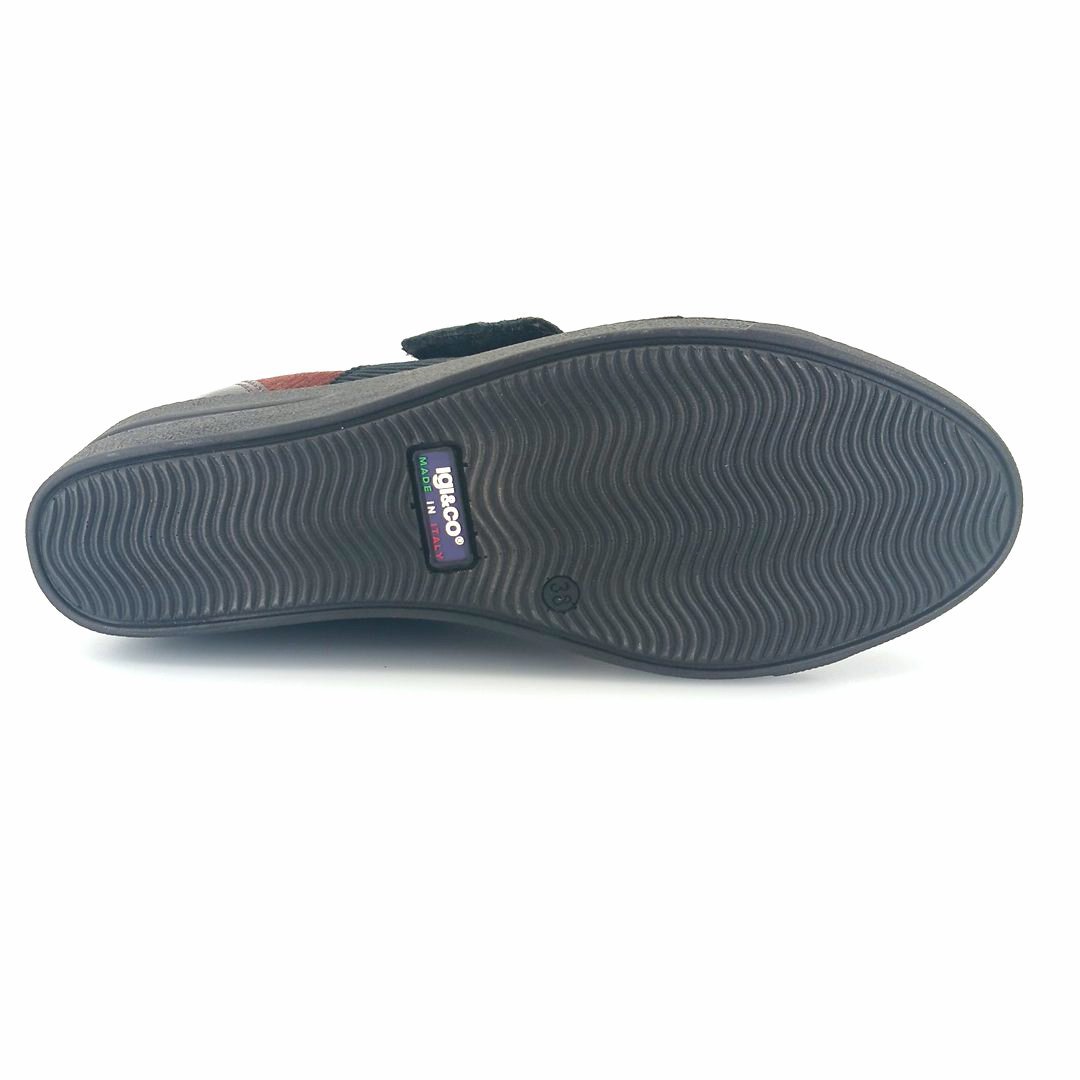 igi&co 4140122 (μπορντώ) γυναικεία sneakers