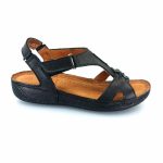 Boxer 96018 (μαύρο) γυναικεία σανδάλια