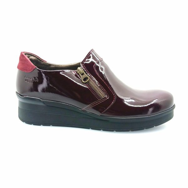 Boxer 52929 (μπορντό) slip-on sneakers