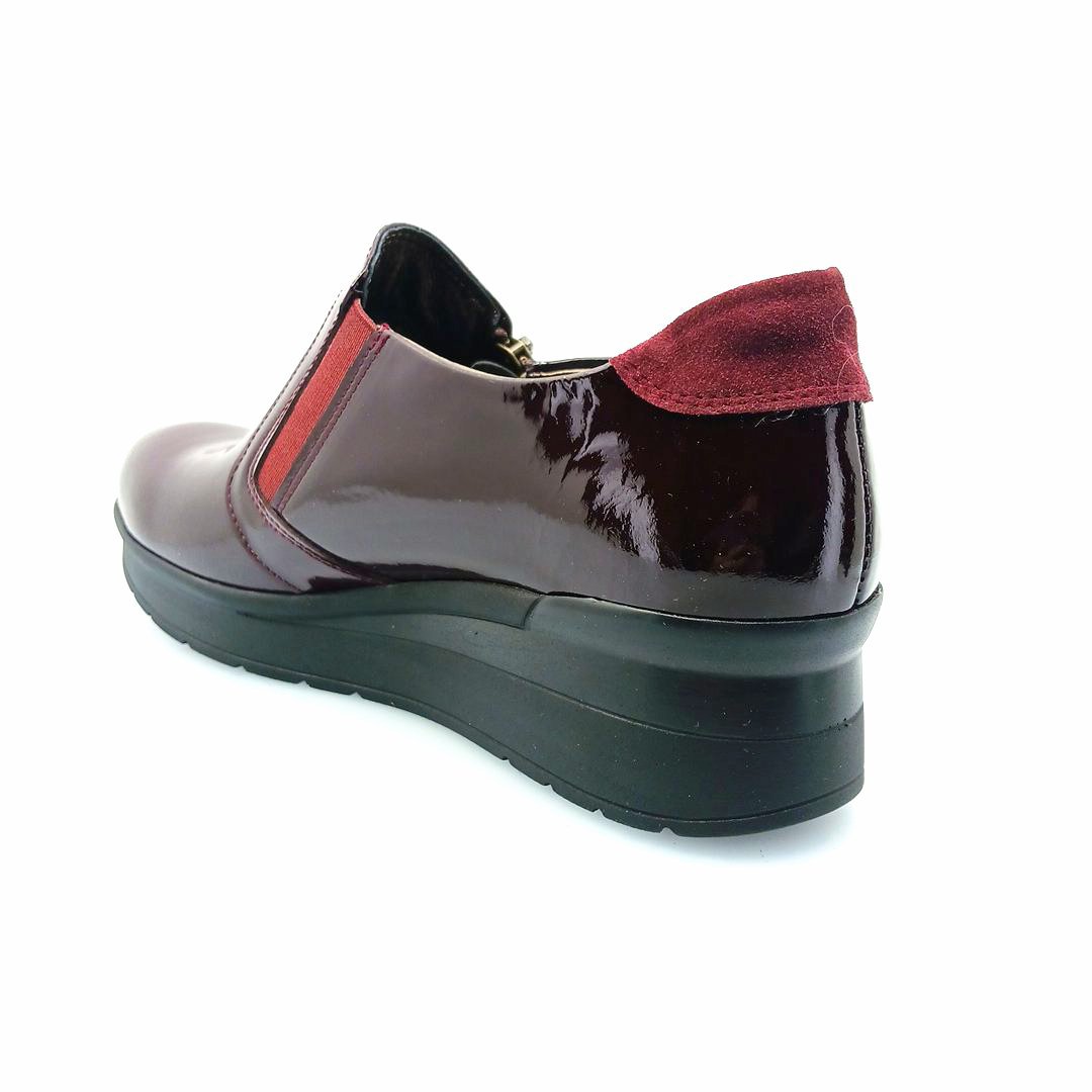 Boxer 52929 (μπορντό) slip-on sneakers