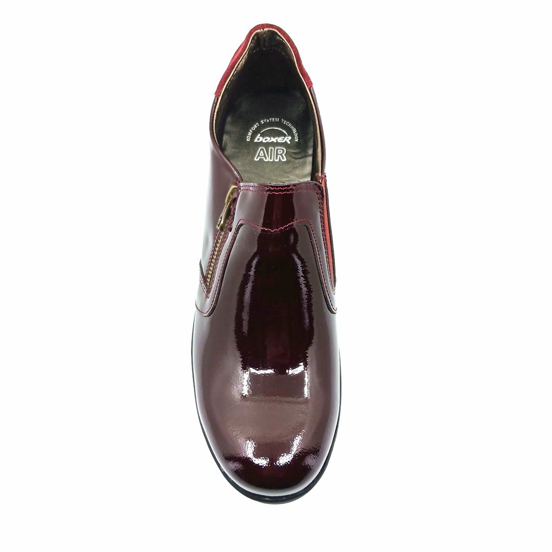Boxer 52929 (μπορντό) slip-on sneakers