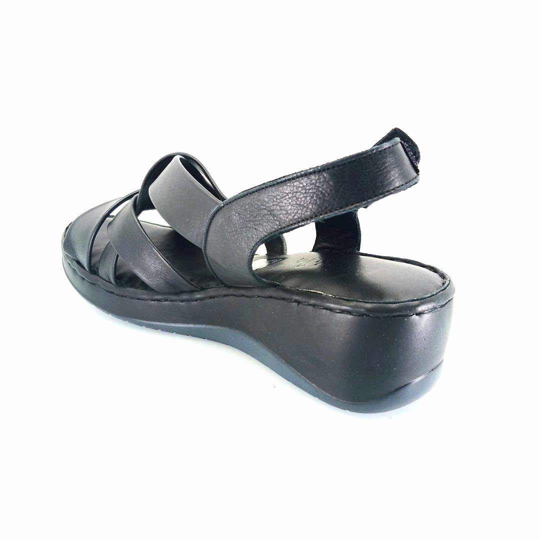 Boxer 98169 (μαύρο) γυναικείες πλατφόρμες