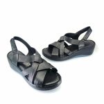 Boxer 98169 (μαύρο) γυναικ. πλατφόρμες - obrazek 6