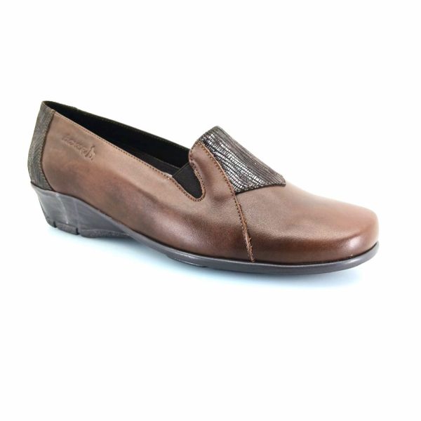 Boxer 52951 (καφέ) γυναικεία slip-on