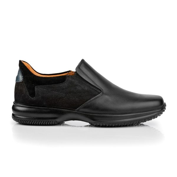 Boxer 12122 (μαύρο) ανδρικά slip-on