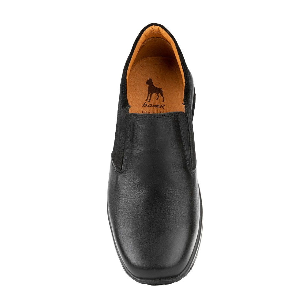 Boxer 12122 (μαύρο) ανδρικά slip-on