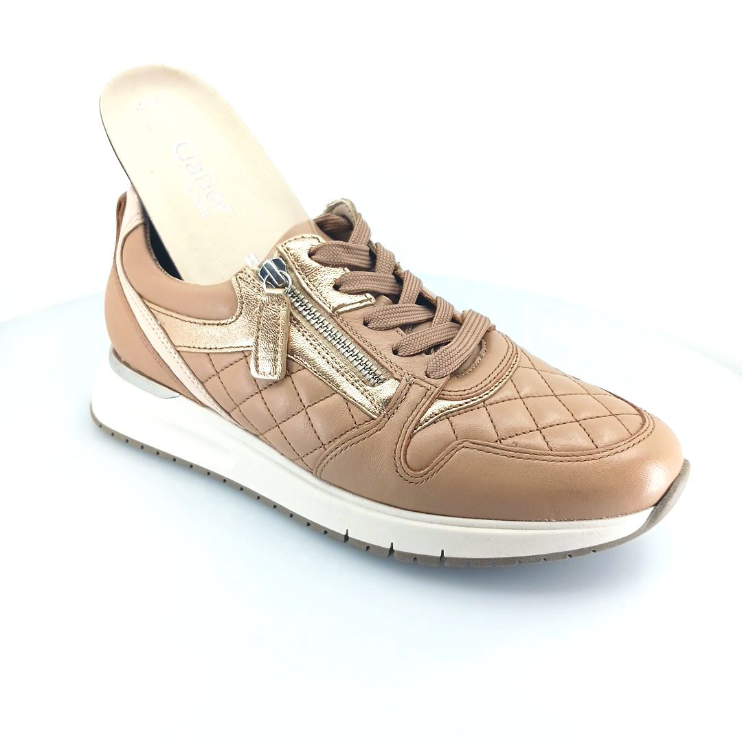 Low sneaker - 33.202.12 - Material mix leather/leather