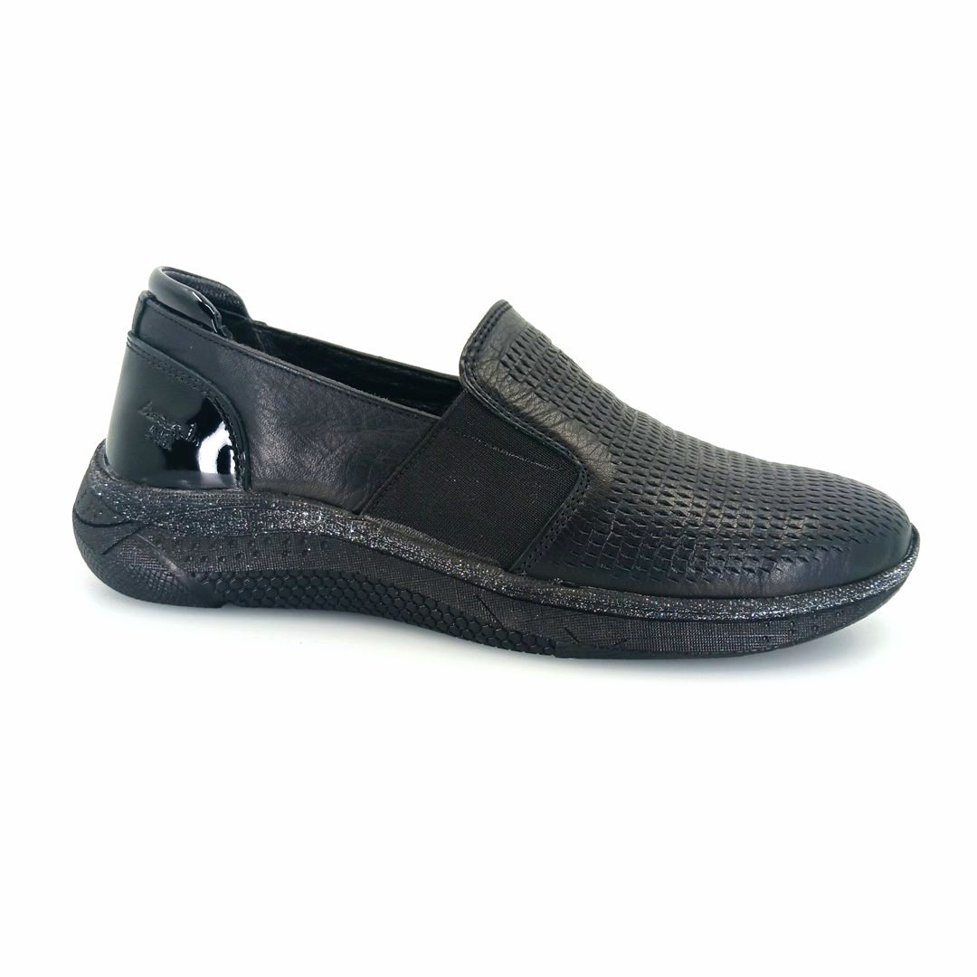 Boxer 98068 (μαύρο) γυναικεία slip-on