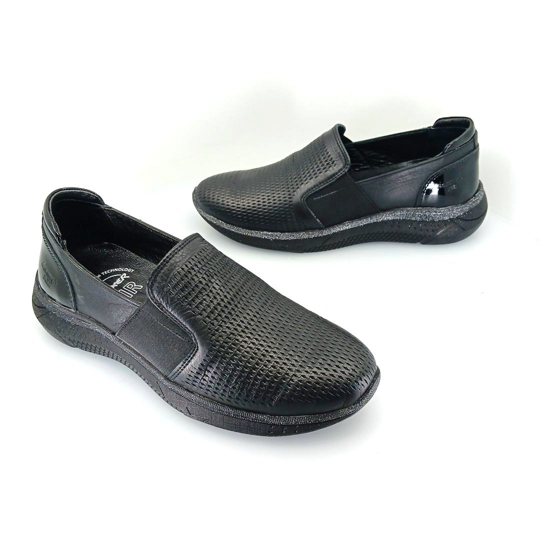 Boxer 98068 (μαύρο) γυναικεία slip-on