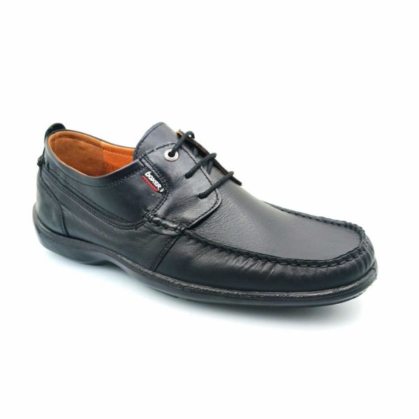 Boxer 15350 (μαύρο) ανδρικά δετά