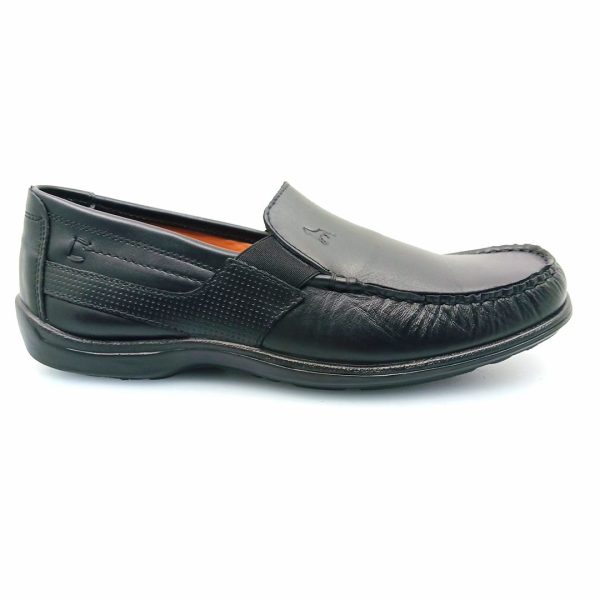 Boxer 15358 (μαύρο) ανδρικά slip-on μοκασίνια