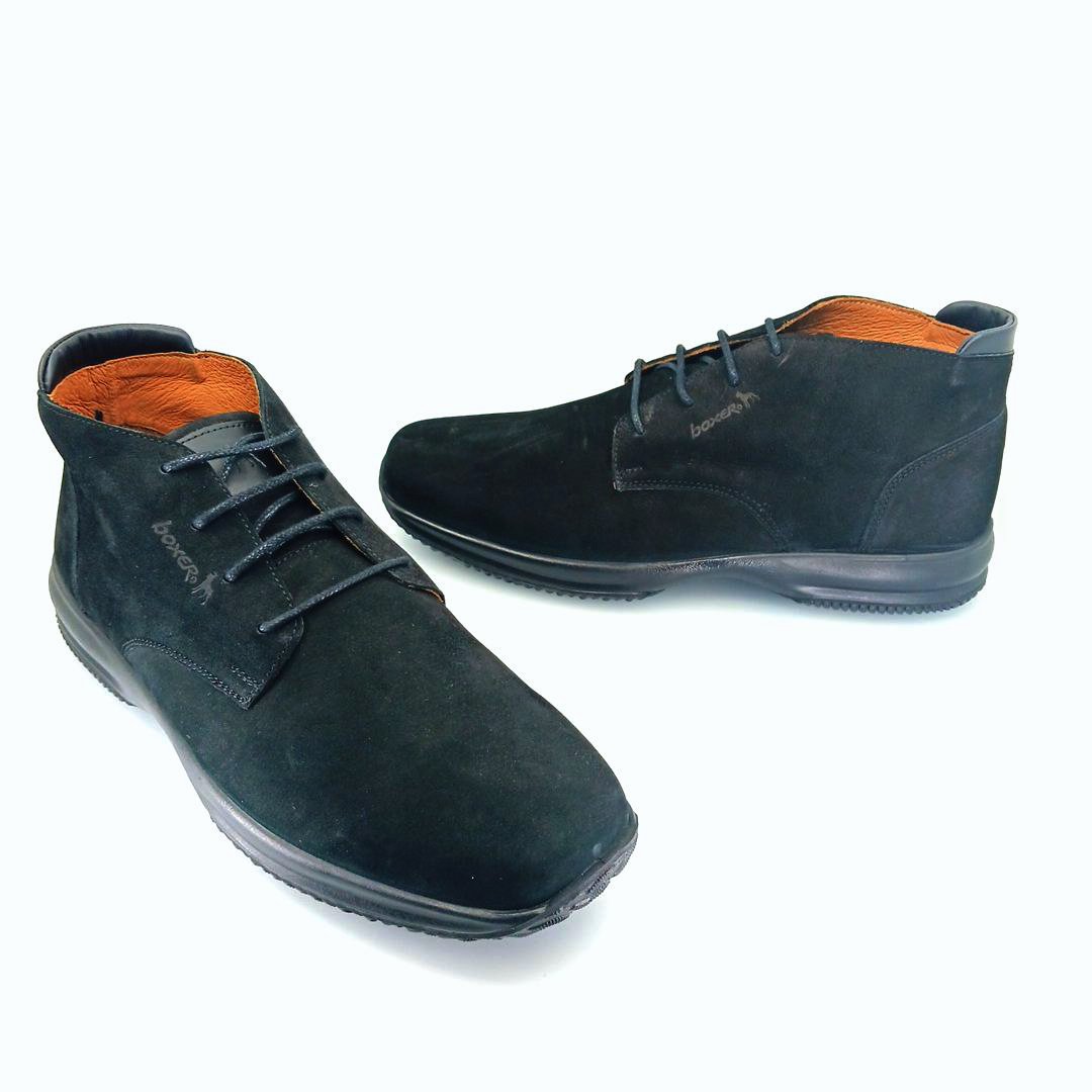 Boxer 12127 (μαύρο nubuck) ανδρικά desert boots