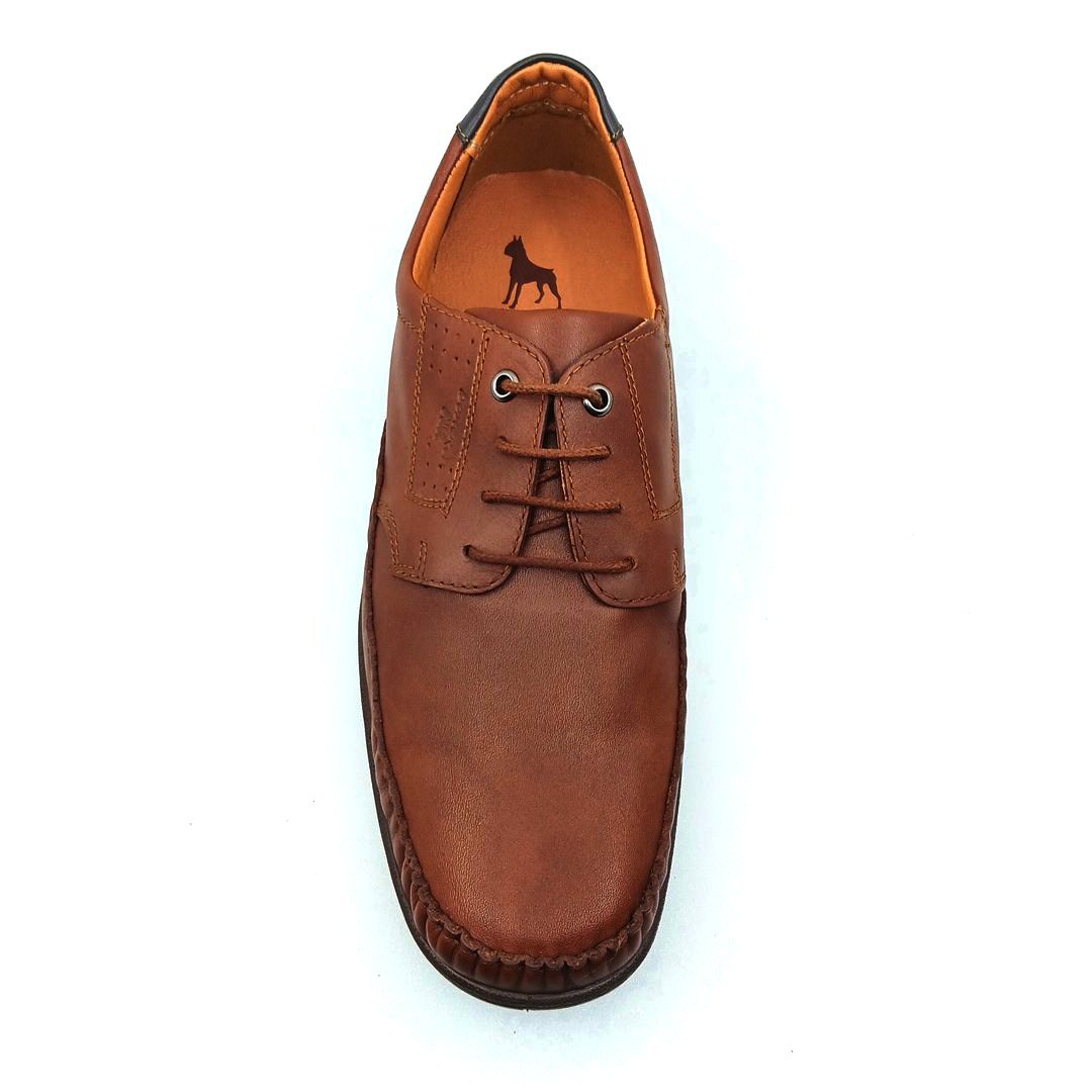 Boxer 15349 (ταμπα) ανδρικά δετά μοκασίνια