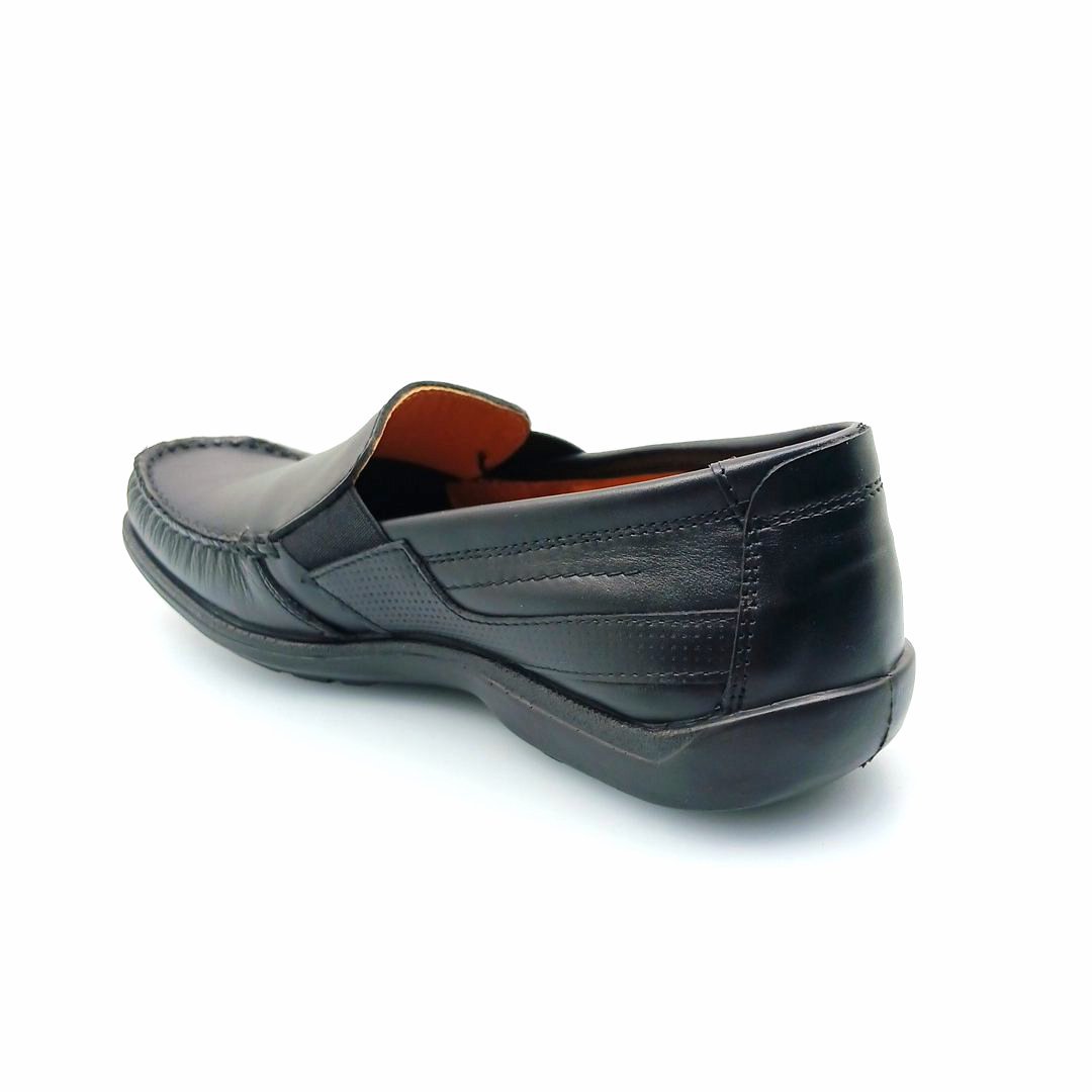 Boxer 15358 (μαύρο) ανδρικά slip-on μοκασίνια
