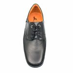 Boxer 15362 (μαύρο) ανδρικά δετά μοκασίνια