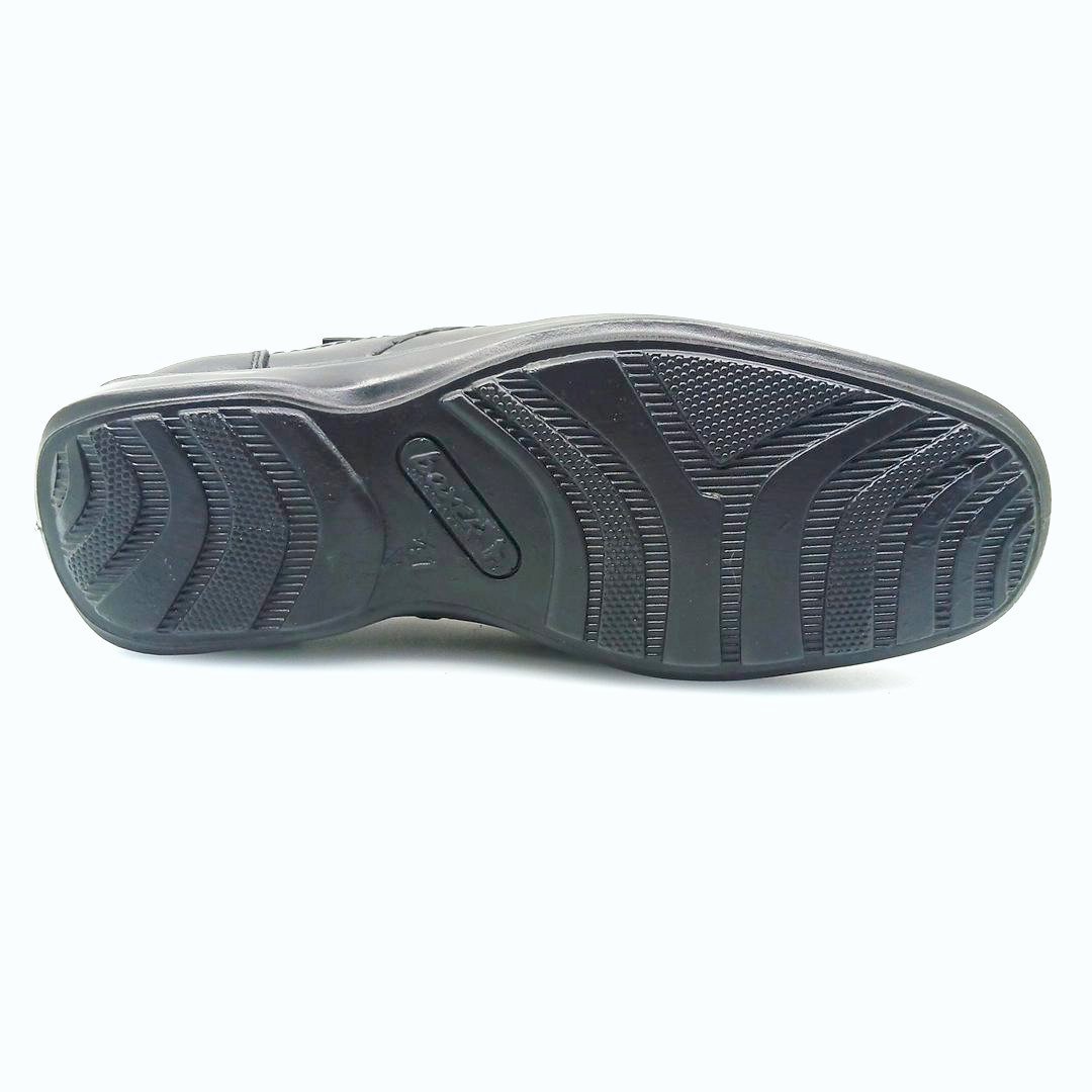 Boxer 15362 (μαύρο) ανδρικά δετά μοκασίνια