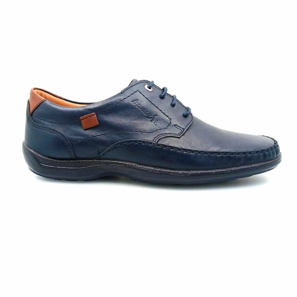 Boxer 15362 (μπλε) ανδρικά δετά μοκασίνια