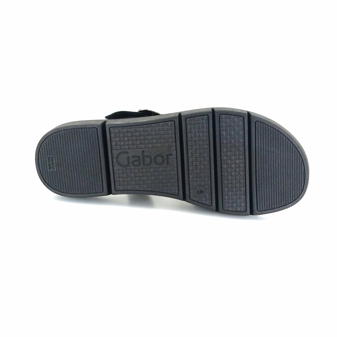 Gabor 24.603.27 γυναικεία πέδιλα (μαύρο)