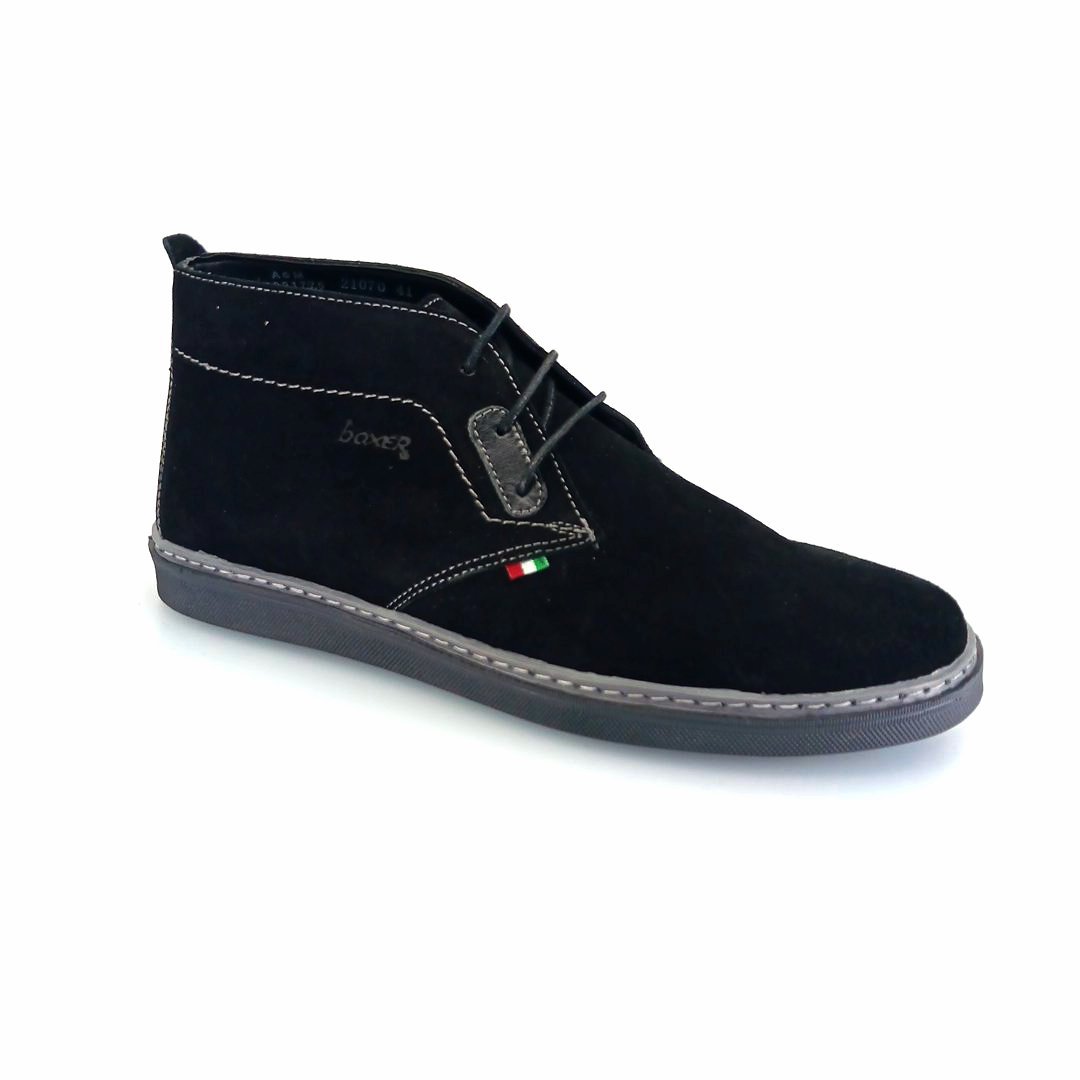 boxer-21070-black-1 Boxer 21070 (μαύρο) ανδρικά μποτάκια