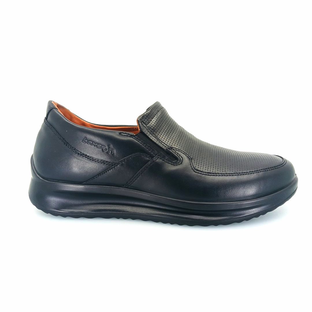 Boxer 16515 (μαύρο) ανδρικά παντοφλέ
