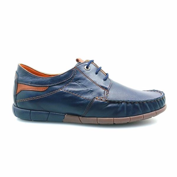 Boxer 21314 (μπλε) ανδρικά boat shoes