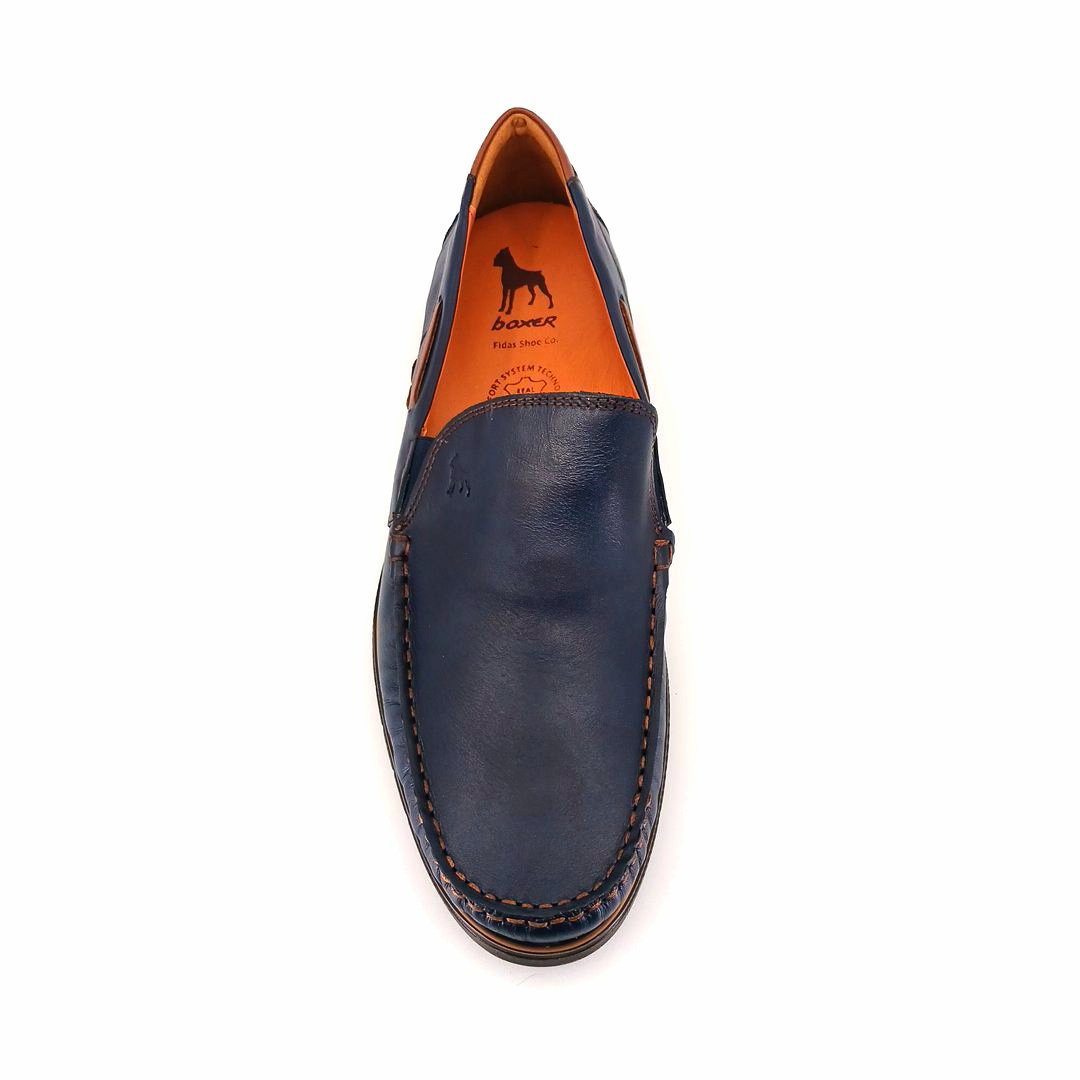 Boxer 21322 (μπλε) ανδρικά boat shoes