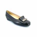 Boxer 52864 (μαύρο) γυναικείες flat pumps