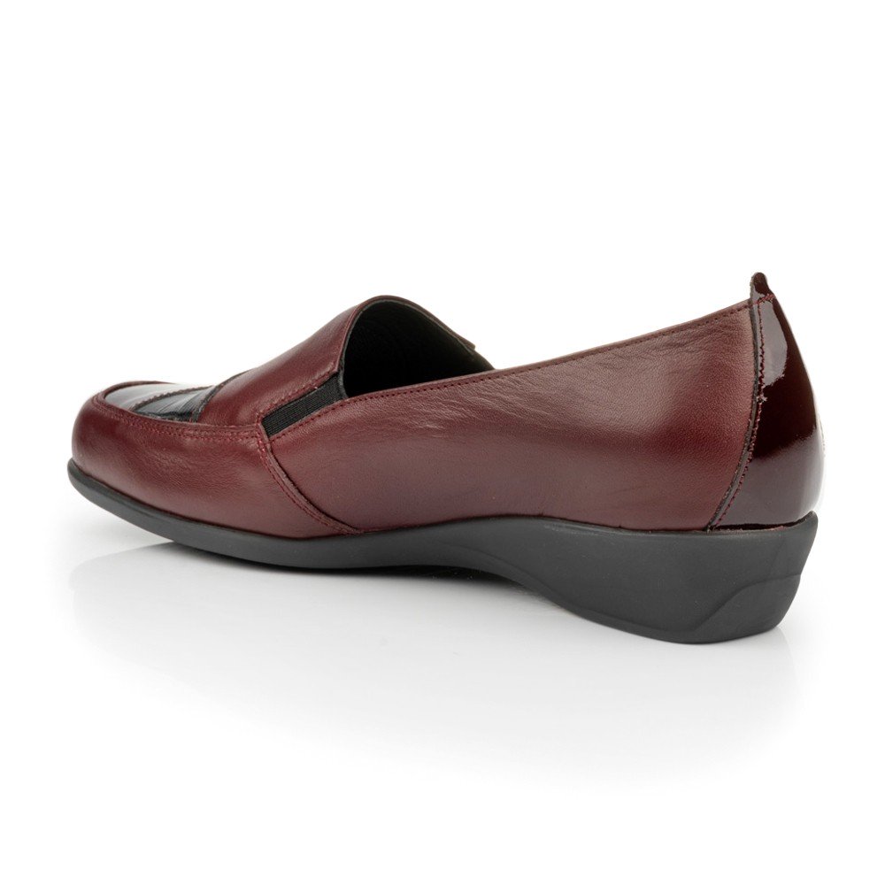 Boxer 52948 (μπορντώ) γυναικεία slip-on