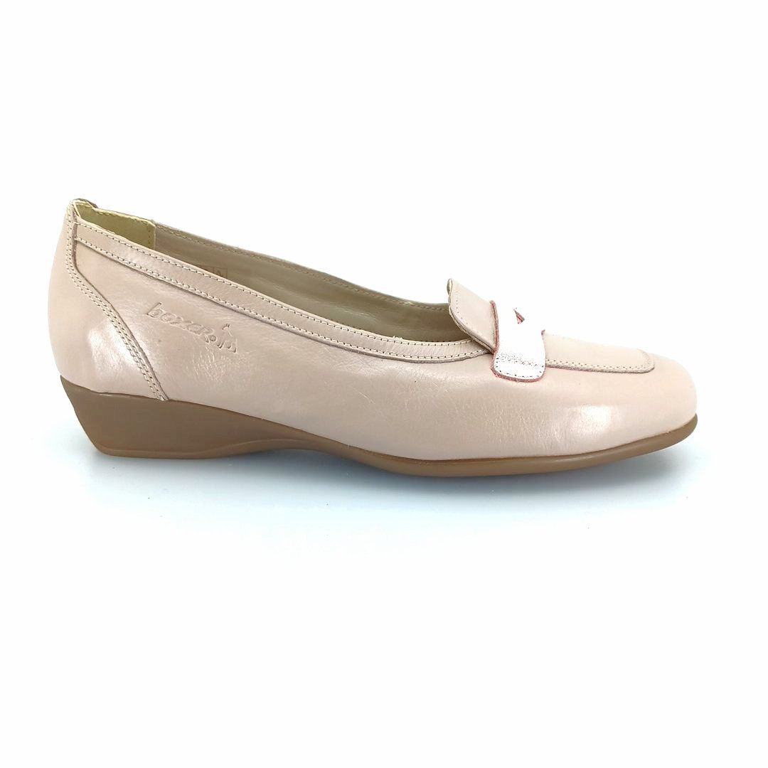 Boxer 52959 (μπεζ) γυναικεία penny loafers