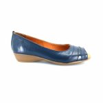Boxer 52962 (μπλε) flat peep toes