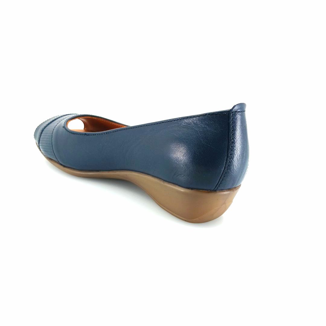 Boxer 52962 (μπλε) flat peep toes