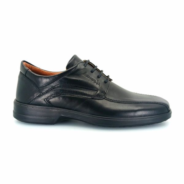 Boxer 13786 (μαύρο δέρμα) ανδρικά derby