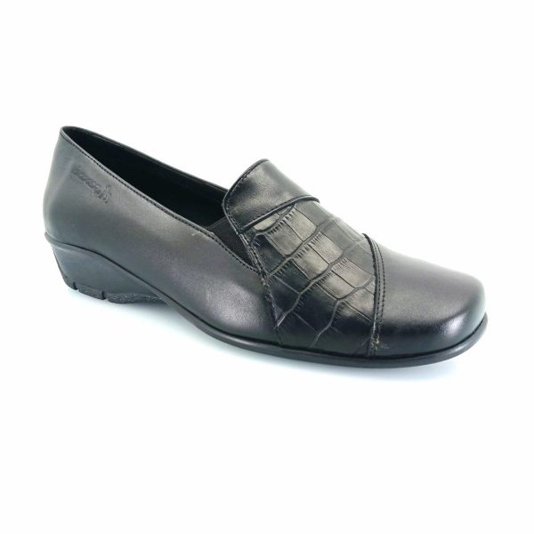 Boxer 52952 (μαύρο) γυναικεία slip-on