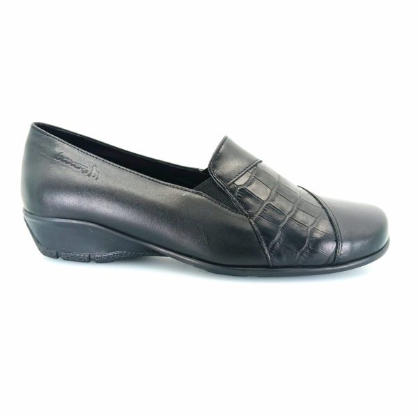 Boxer 52952 (μαύρο) γυναικεία slip-on