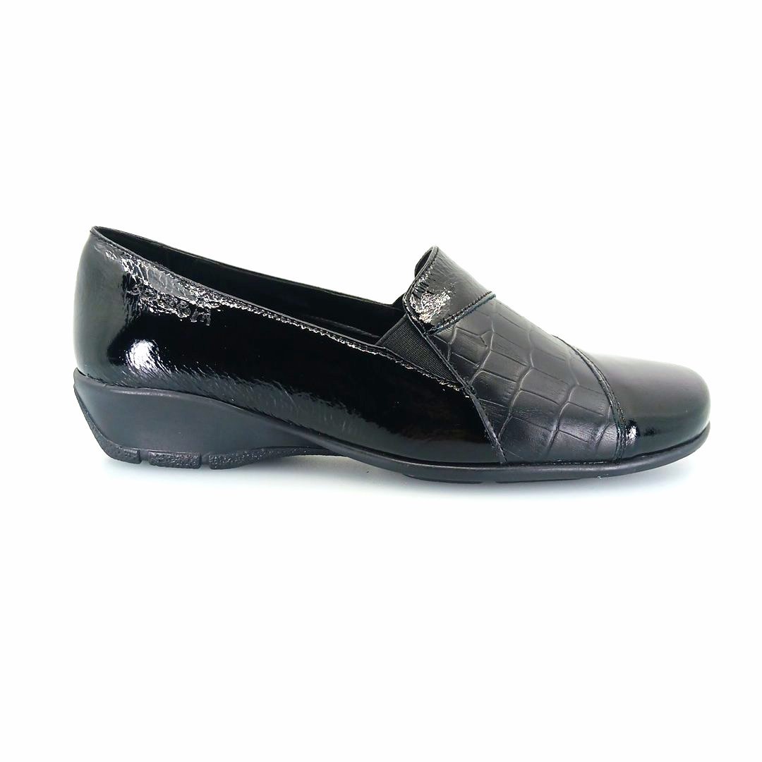 Boxer 52952 (λουστρίνι) γυναικεία slip-on