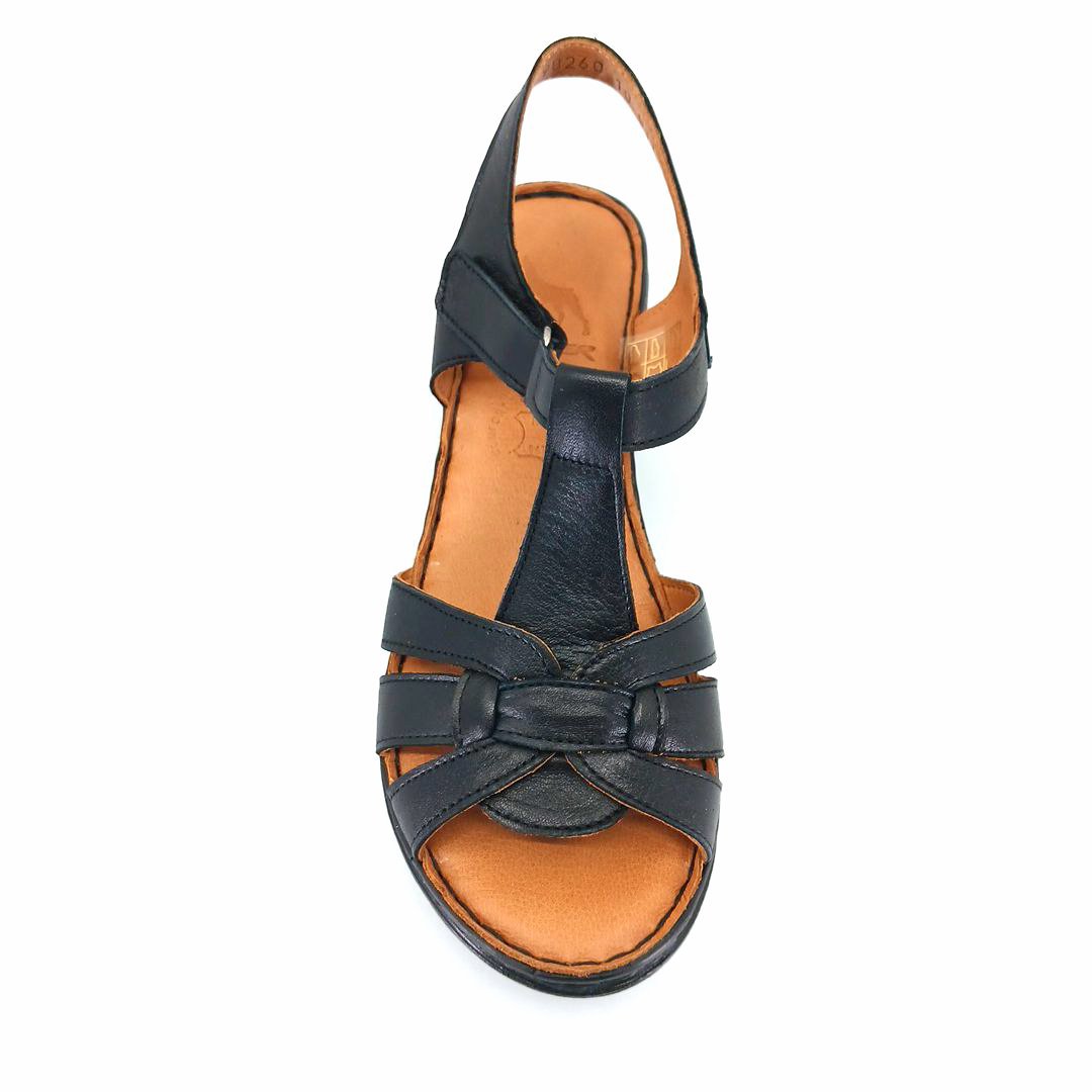 Boxer 98260 (μαύρο) γυναικείες πλατφόρμες