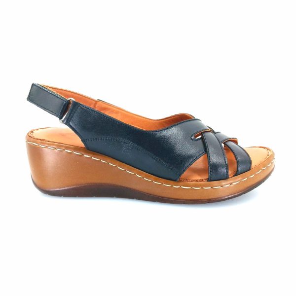Boxer 98273 (μαύρο) γυναικείες πλατφόρμες