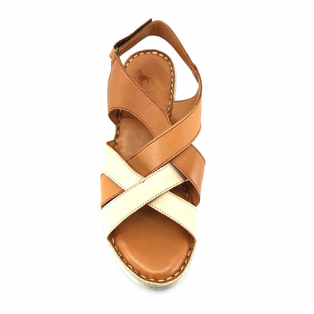 Boxer 98288 (μπεζ) γυναικείες πλατφόρμες