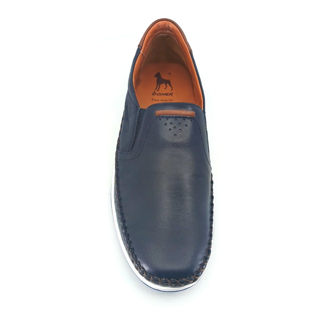 Boxer 21317 (μπλε) ανδρικά μοκασίνια