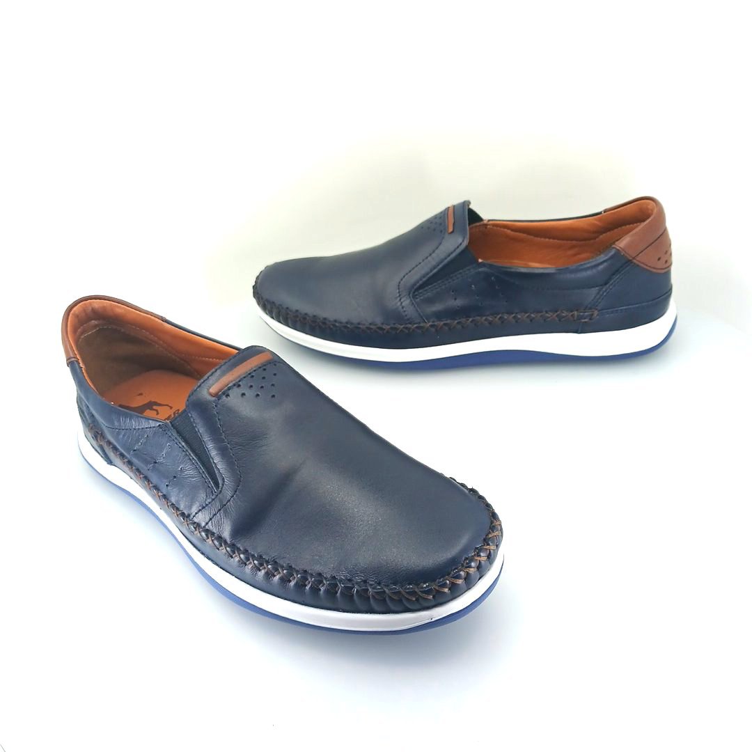 Boxer 21317 (μπλε) ανδρικά μοκασίνια