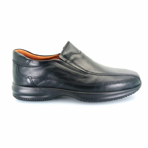 Boxer 12133 (μαύρo) ανδρικά slip-on