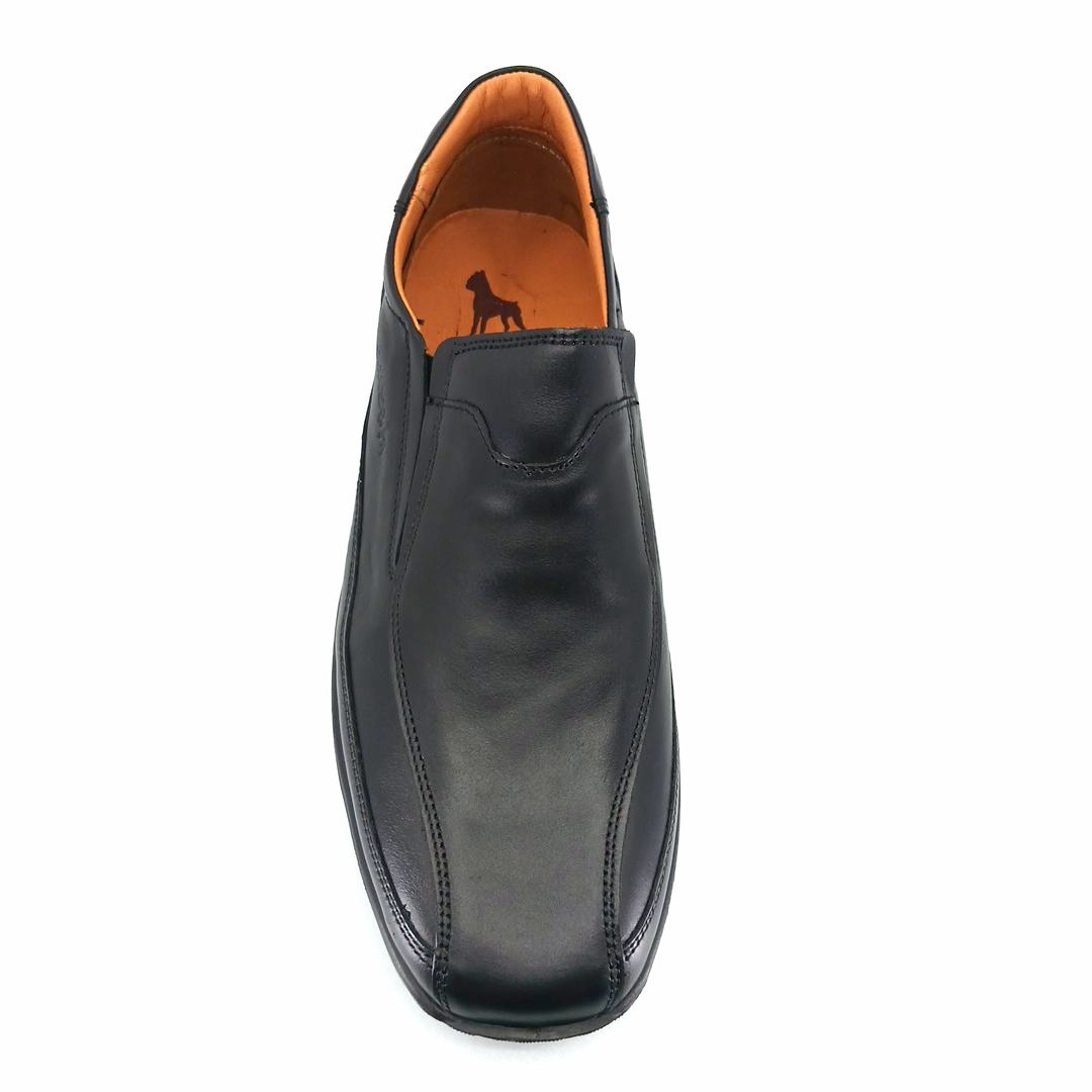 Boxer 12133 (μαύρo) ανδρικά slip-on