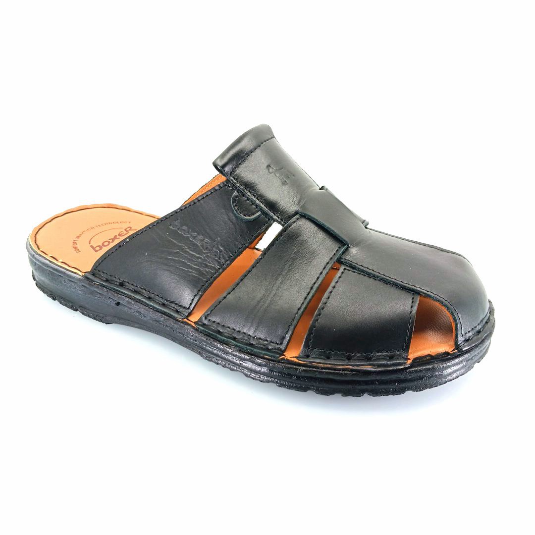 Boxer 17228 (μαύρο) ανδρικές παντόφλες
