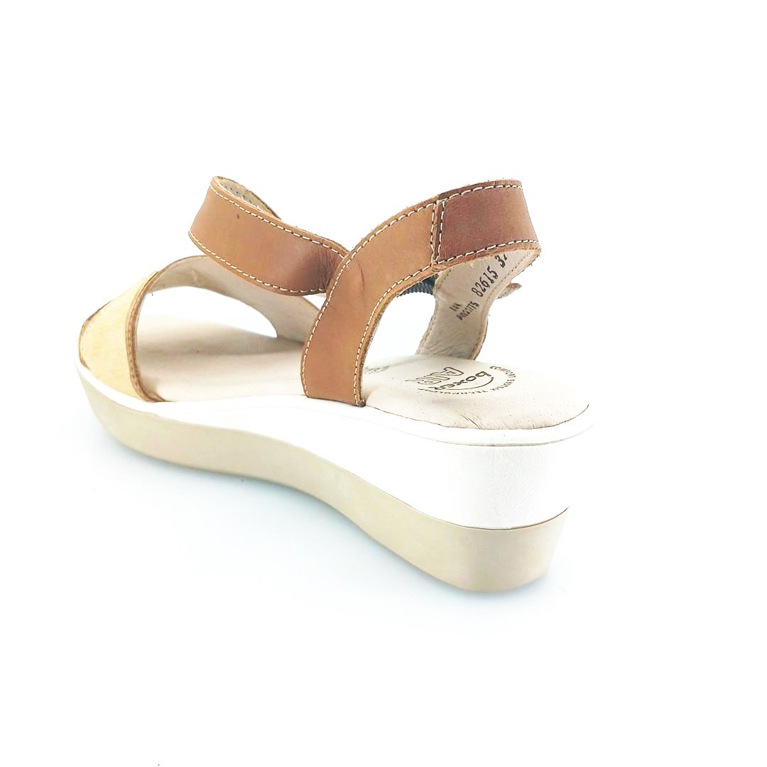 Boxer 82615 (tan) γυναικείες πλατφόρμες