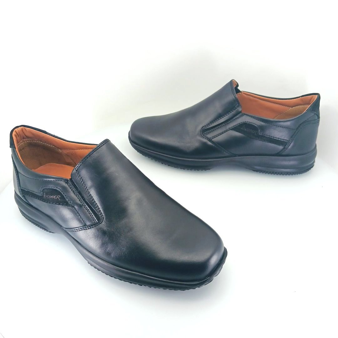 Boxer 12131 (μαύρο) ανδρικά slip-on