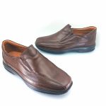 Boxer 12133 (καφέ) ανδρικά slip-on