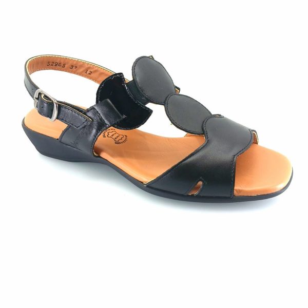 Boxer 52965 (μαύρο) γυναικεία σανδάλια